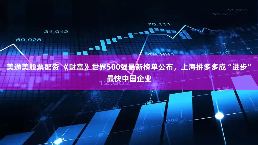 美通美股票配资 《财富》世界500强最新榜单公布，上海拼多多成“进步”最快中国企业