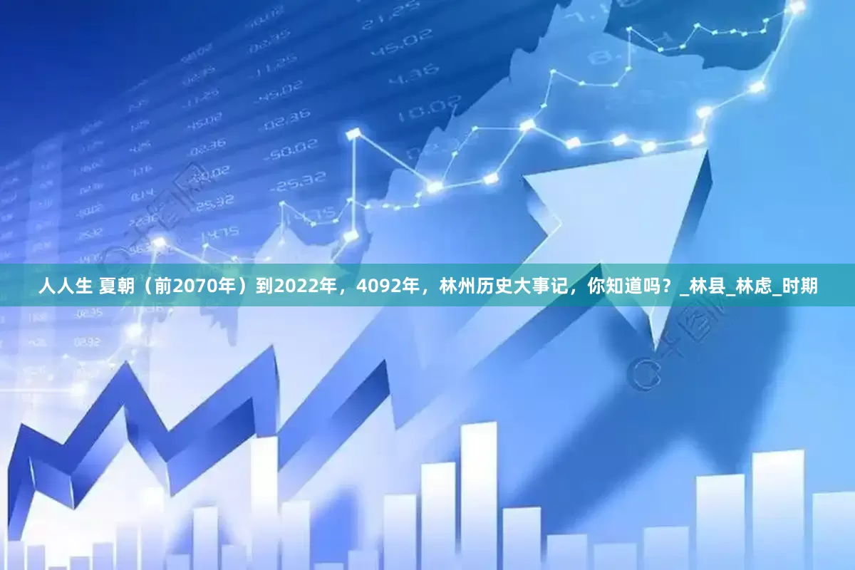 人人生 夏朝（前2070年）到2022年，4092年，林州历史大事记，你知道吗？_林县_林虑_时期